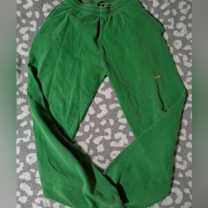 2/30$ Bright Green Fleece Sweatpants